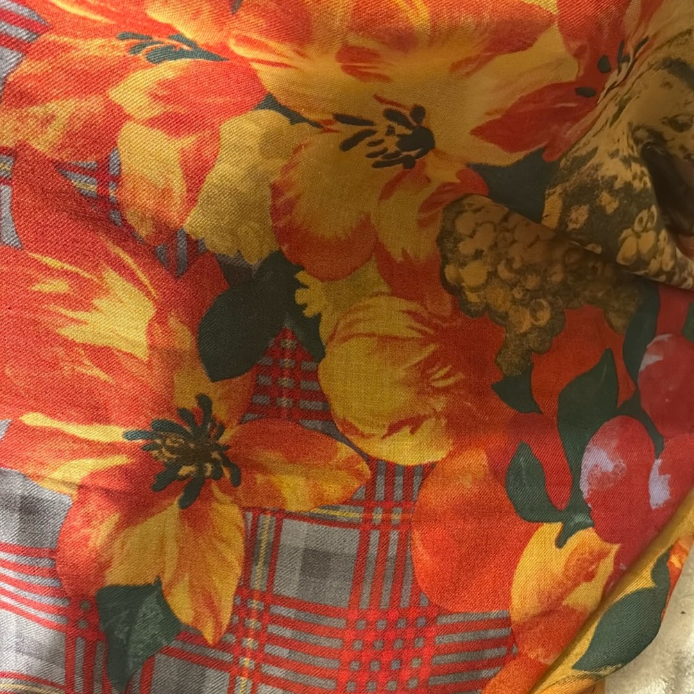 GINORMOUS Colorful Art of the Scarf Silk Scarfs/ 
 Boho Art